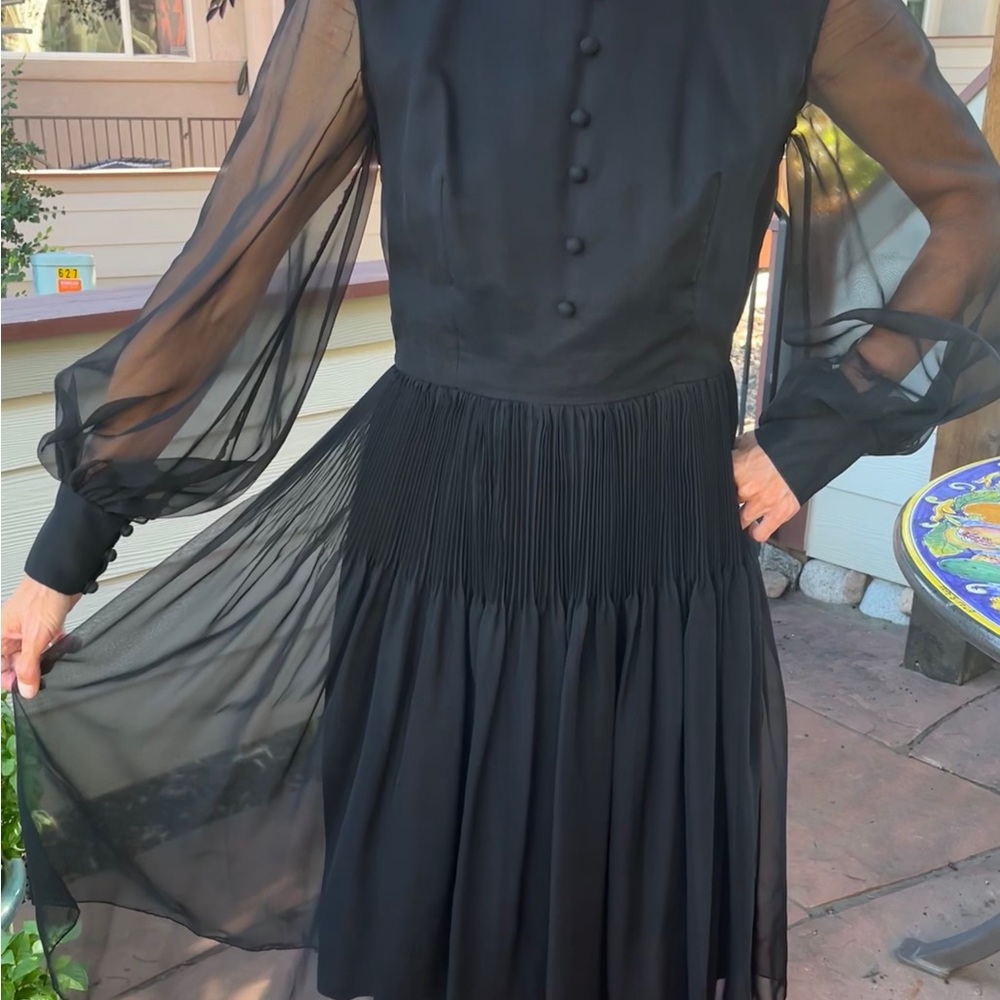 1970s Vintage Party/Cocktail Dress - Picture 2 of 7